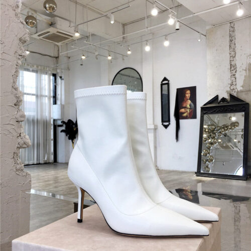 High Quality Luxury Jimmy Choo High Heel Stretch Boots – Style 96023