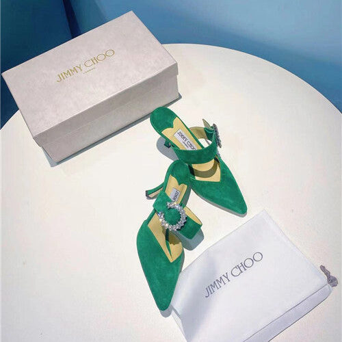 High Quality Luxury Jimmy Choo Green Heels Sandals product detail