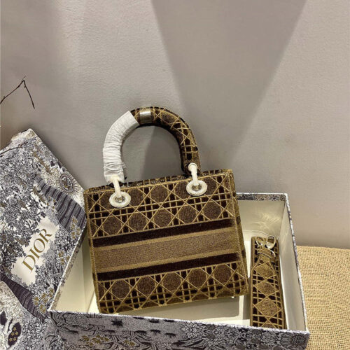High Quality Luxury Dior Lady D-Lite Bag – Style 25429 alternate view