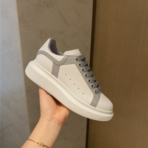 High Quality Luxury Alexander McQueen White Sneakers Womens – Style 71619 product detail