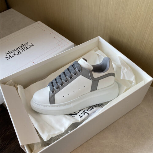 High Quality Luxury Alexander McQueen White Sneakers Womens – Style 71619 product detail