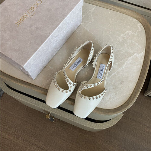 High Quality Luxury Jimmy Choo Flat Sandals – Style 63127