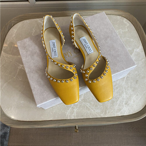 High Quality Luxury Jimmy Choo Flat Sandals – Style 47863
