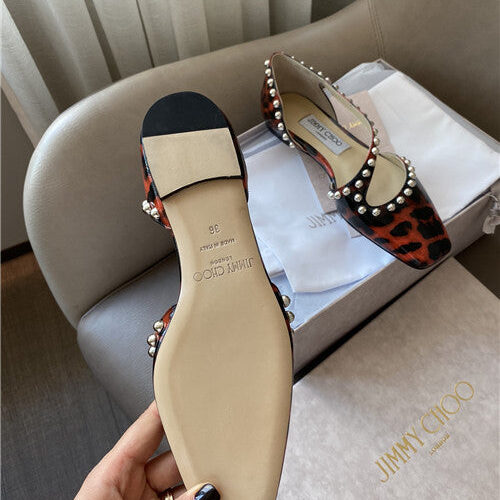 High Quality Luxury Jimmy Choo Flat Sandals – Style 63671 product detail