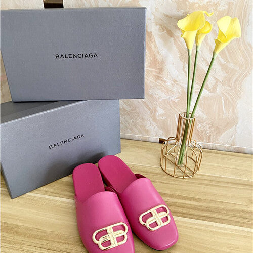 High Quality Luxury Balenciaga Round Head Flat Slippers – Style 81091 product detail