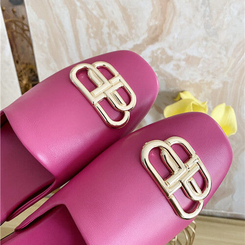 High Quality Luxury Balenciaga Round Head Flat Slippers – Style 81091 product detail
