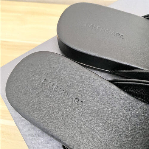High Quality Luxury Balenciaga Round Head Flat Slippers – Style 50019 product detail