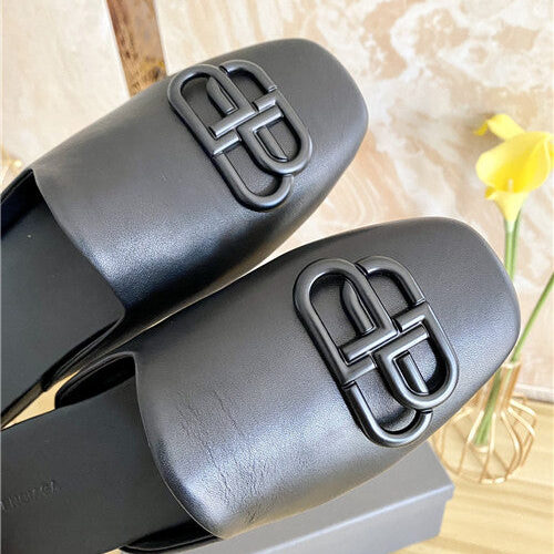 High Quality Luxury Balenciaga Round Head Flat Slippers – Style 50019 product detail