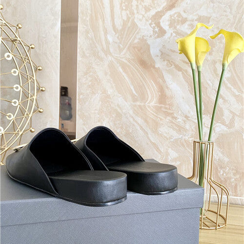 High Quality Luxury Balenciaga Round Head Flat Slippers – Style 84483 product detail