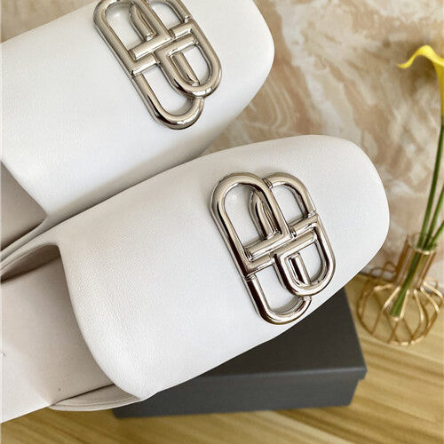High Quality Luxury Balenciaga Round Head Flat Slippers product detail