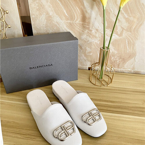 High Quality Luxury Balenciaga Round Head Flat Slippers product detail