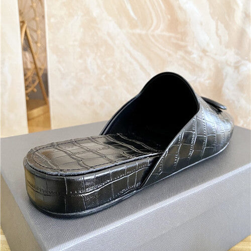High Quality Luxury Balenciaga Round Head Flat Slippers – Style 43235 product detail