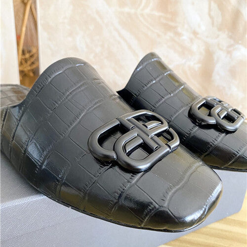 High Quality Luxury Balenciaga Round Head Flat Slippers – Style 43235 product detail