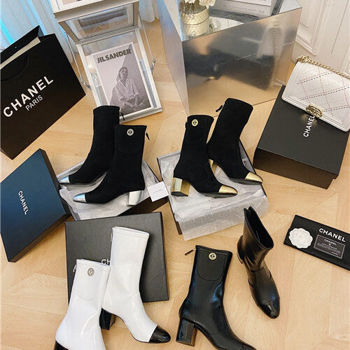 High Quality Luxury Chanel Ankle Boots Womens – Style 74470 product detail
