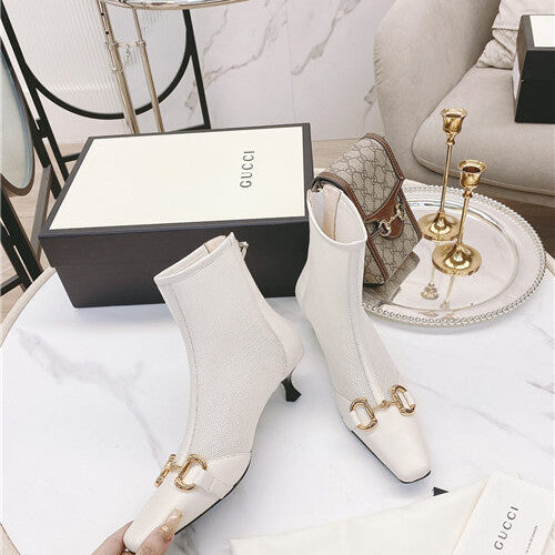 High Quality Luxury Gucci Horsebit Buckle Martin Boots – Style 99699 product detail
