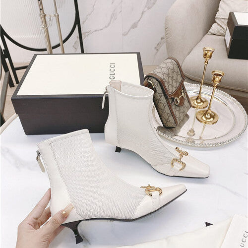 High Quality Luxury Gucci Horsebit Buckle Martin Boots – Style 99699 product detail