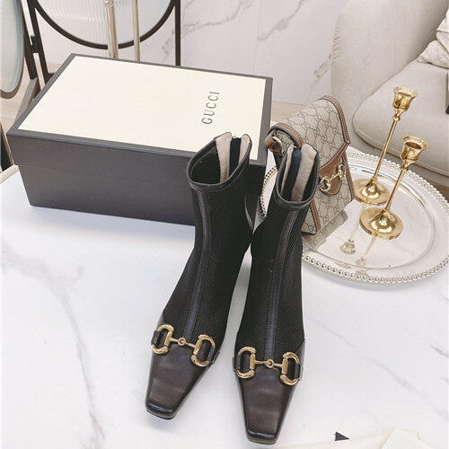High Quality Luxury Gucci Horsebit Buckle Martin Boots – Style 39251 product detail
