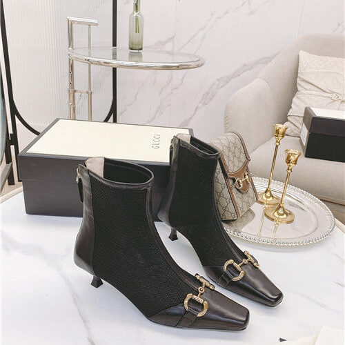 High Quality Luxury Gucci Horsebit Buckle Martin Boots – Style 39251