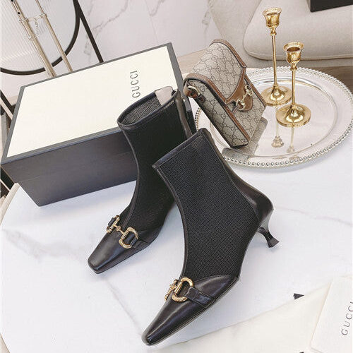 High Quality Luxury Gucci Horsebit Buckle Martin Boots – Style 39251 product detail