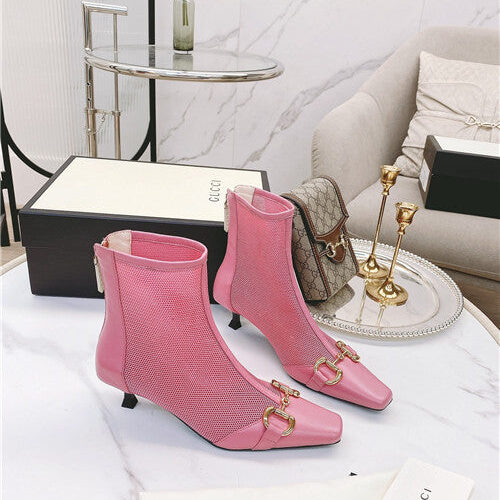 High Quality Luxury Gucci Horsebit Buckle Martin Boots