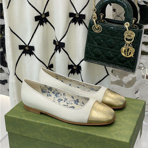 High Quality Luxury Gucci Square Toe Flat Shoes product detail