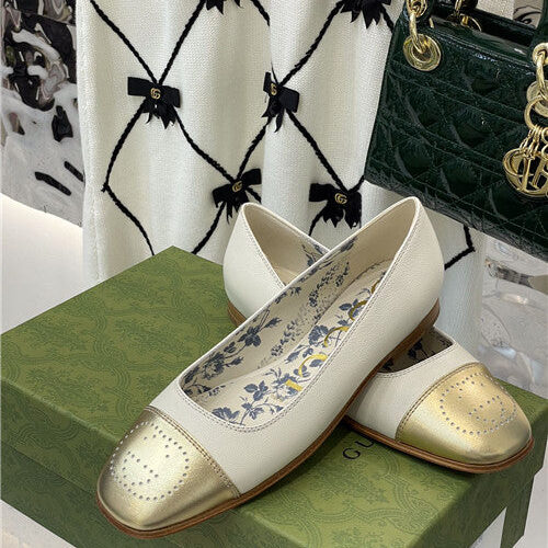 High Quality Luxury Gucci Square Toe Flat Shoes product detail