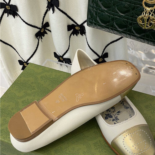 High Quality Luxury Gucci Square Toe Flat Shoes product detail
