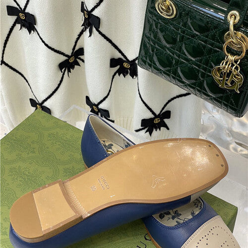 High Quality Luxury Gucci Square Toe Flat Shoes – Style 92531 product detail