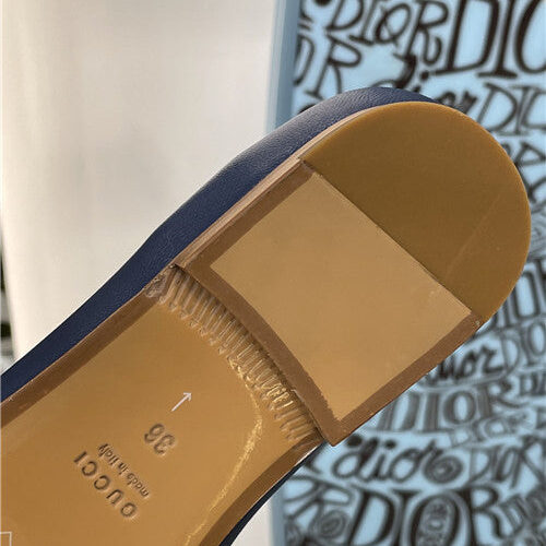 High Quality Luxury Gucci Square Toe Flat Shoes – Style 92531 product detail