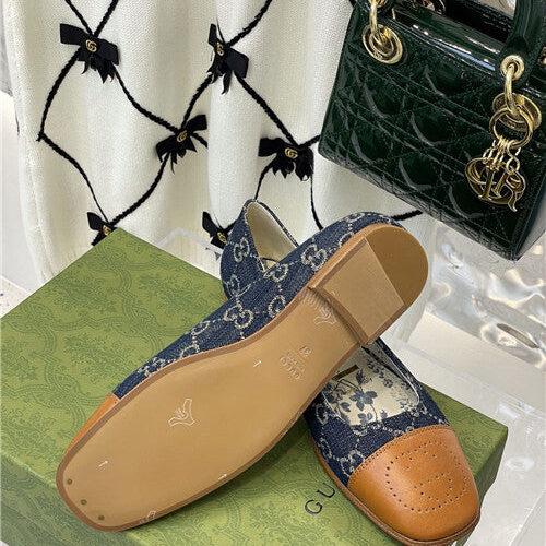 High Quality Luxury Gucci Square Toe Flat Shoes – Style 25299 product detail