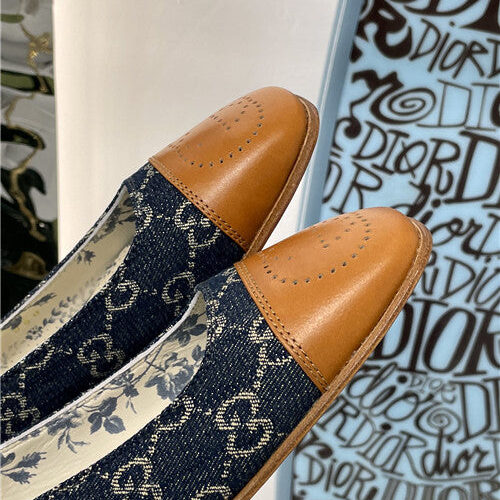 High Quality Luxury Gucci Square Toe Flat Shoes – Style 25299 product detail