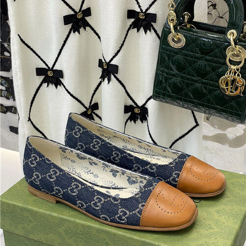 High Quality Luxury Gucci Square Toe Flat Shoes – Style 25299 product detail