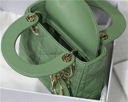 High Quality Luxury Dior Mini Lady Bag Green product detail