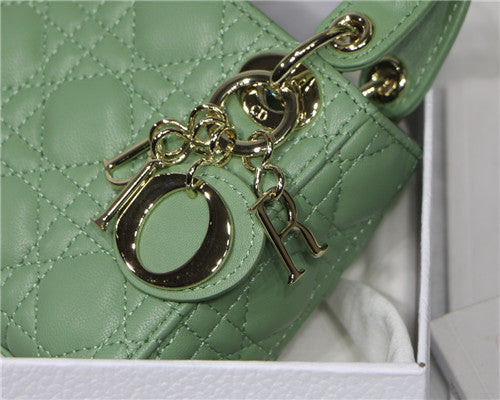 High Quality Luxury Dior Mini Lady Bag Green product detail