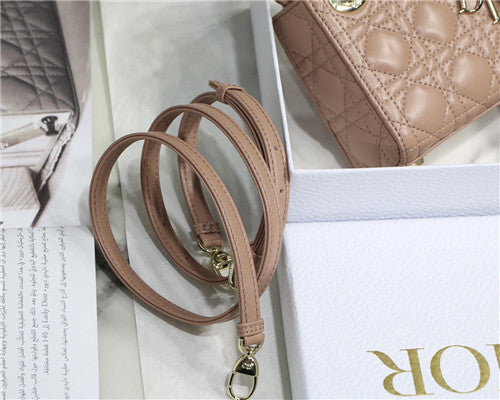 High Quality Luxury Dior Mini Lady Bag Pink product detail