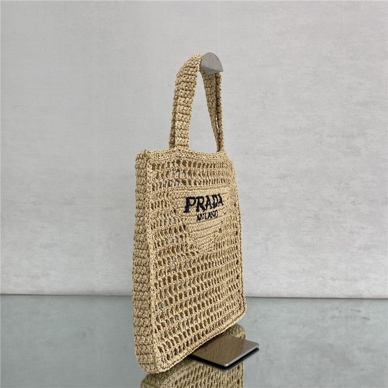 High Quality Luxury Prada Straw Tote Bag product detail