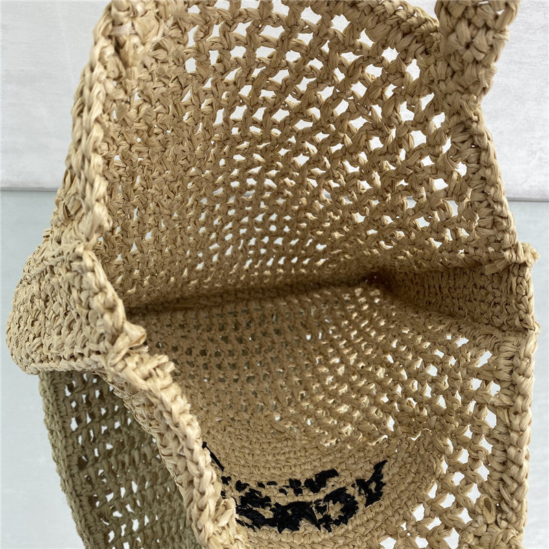High Quality Luxury Prada Straw Tote Bag product detail