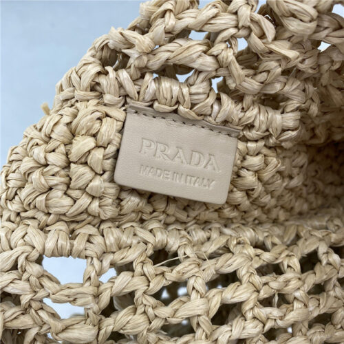 High Quality Luxury Prada Straw Tote Bag product detail