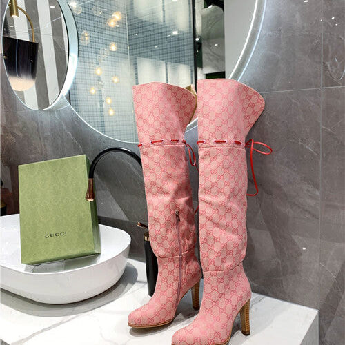High Quality Luxury Gucci GG Over The Knee Boots – Style 12371