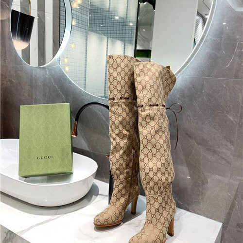 High Quality Luxury Gucci GG Over The Knee Boots