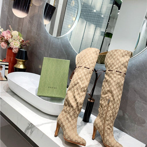 High Quality Luxury Gucci GG Over The Knee Boots product detail