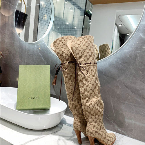 High Quality Luxury Gucci GG Over The Knee Boots product detail