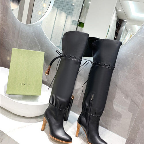 High Quality Luxury Gucci GG Over The Knee Boots – Style 77907
