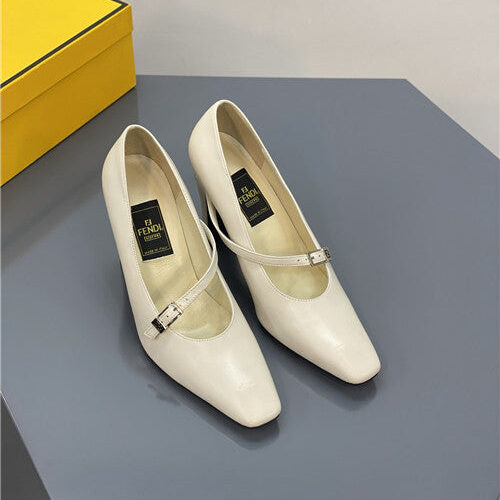 High Quality Luxury Fendi Square Heel High Heels – Style 85715 product detail