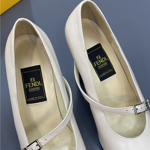 High Quality Luxury Fendi Square Heel High Heels – Style 85715 product detail