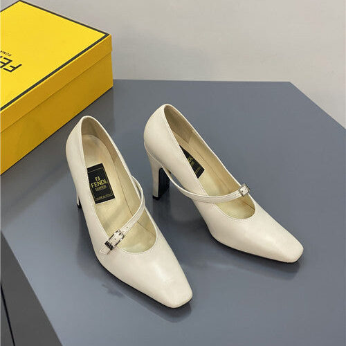 High Quality Luxury Fendi Square Heel High Heels – Style 85715 alternate view