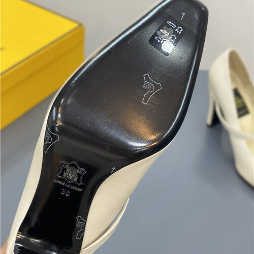 High Quality Luxury Fendi Square Heel High Heels – Style 85715 product detail