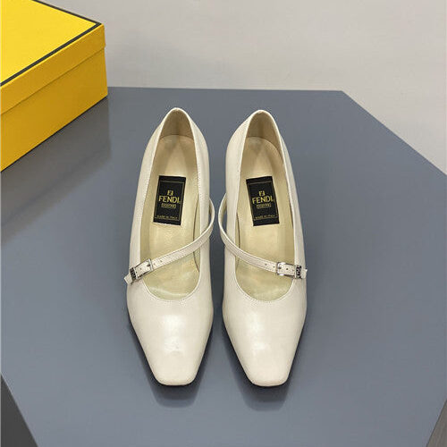 High Quality Luxury Fendi Square Heel High Heels – Style 85715 product detail