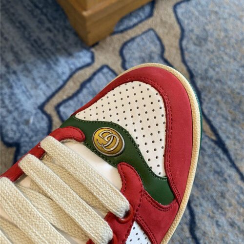 High Quality Luxury Gucci Screener Leather Sneaker Womens – Style 85811 product detail