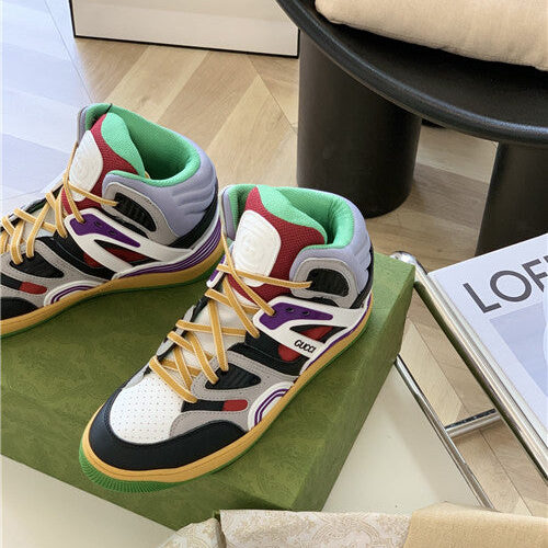 High Quality Luxury Gucci Basket High Top Sneakers product detail
